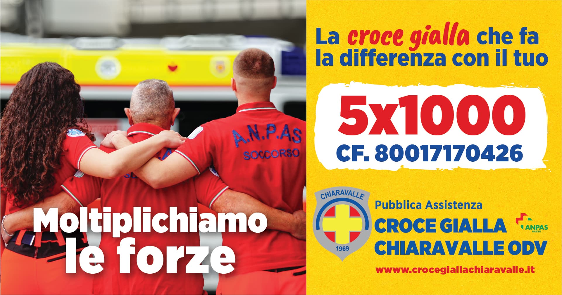 gruppo volontari croce gialla chiaravalle